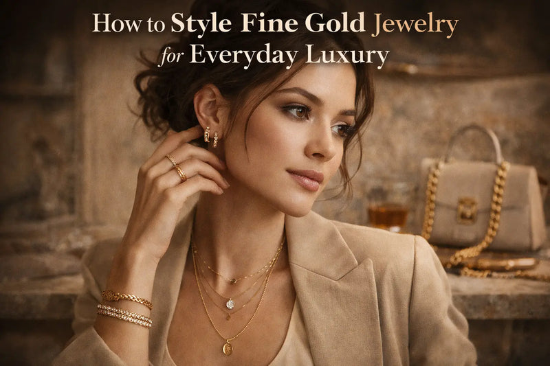 How to Style Fine Gold Jewelry for Everyday Luxury DEEVE