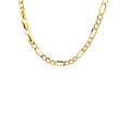 Figaro Chain Necklace in 14K Yellow Gold - 4.70mm