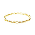 Oval Rolo Chain Bracelet in 14K Yellow Gold - 4.60mm