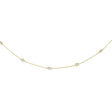 Diamond Station Necklace in 14K Yellow Gold