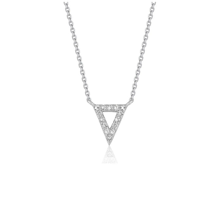 Diamond Triangle Pendant Pendants DEEVE