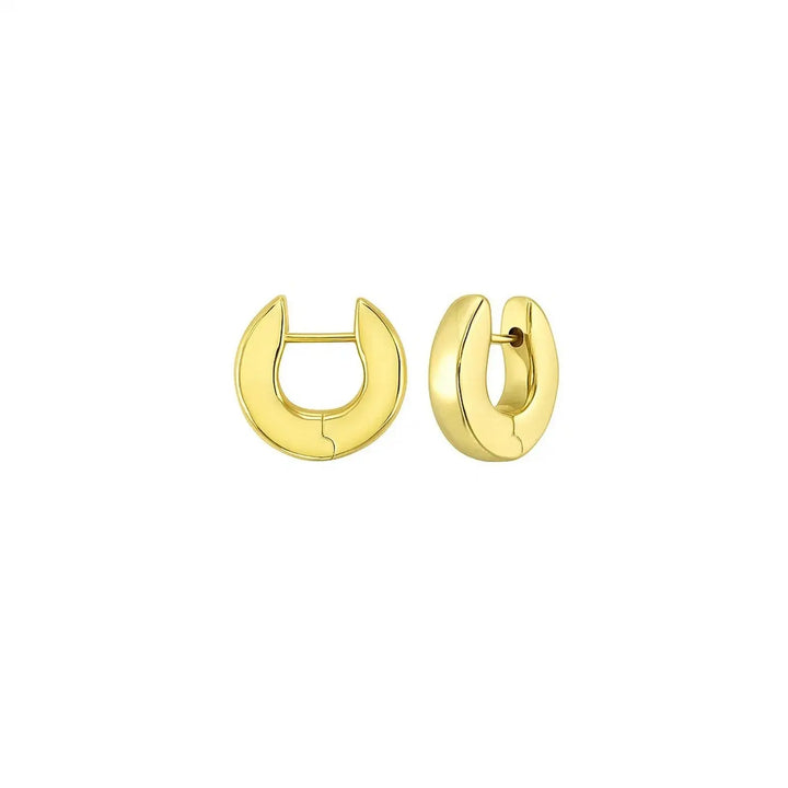 Thick Hoop Earrings | 14K Gold Hoop Earrings DEEVE