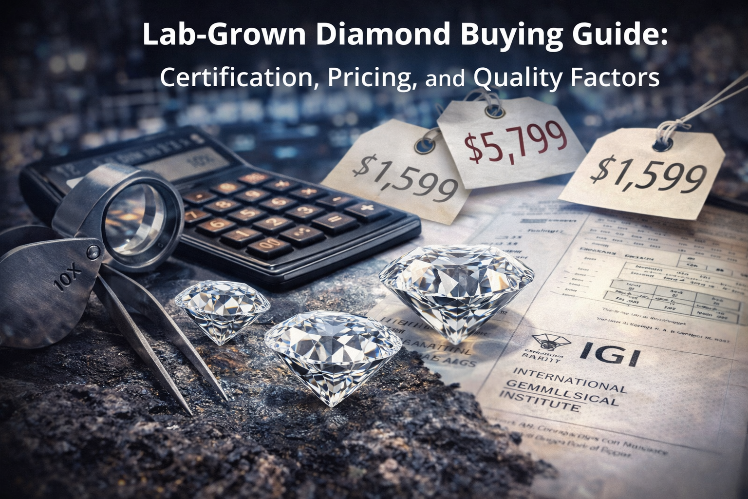 Lab-Grown Diamond Buying Guide: Certification, Pricing, and Quality Factors