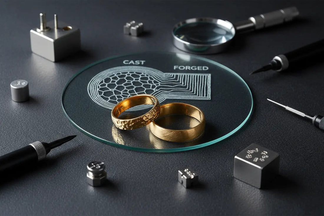 Casting vs Forging Gold Jewelry: Structural Differences DEEVE