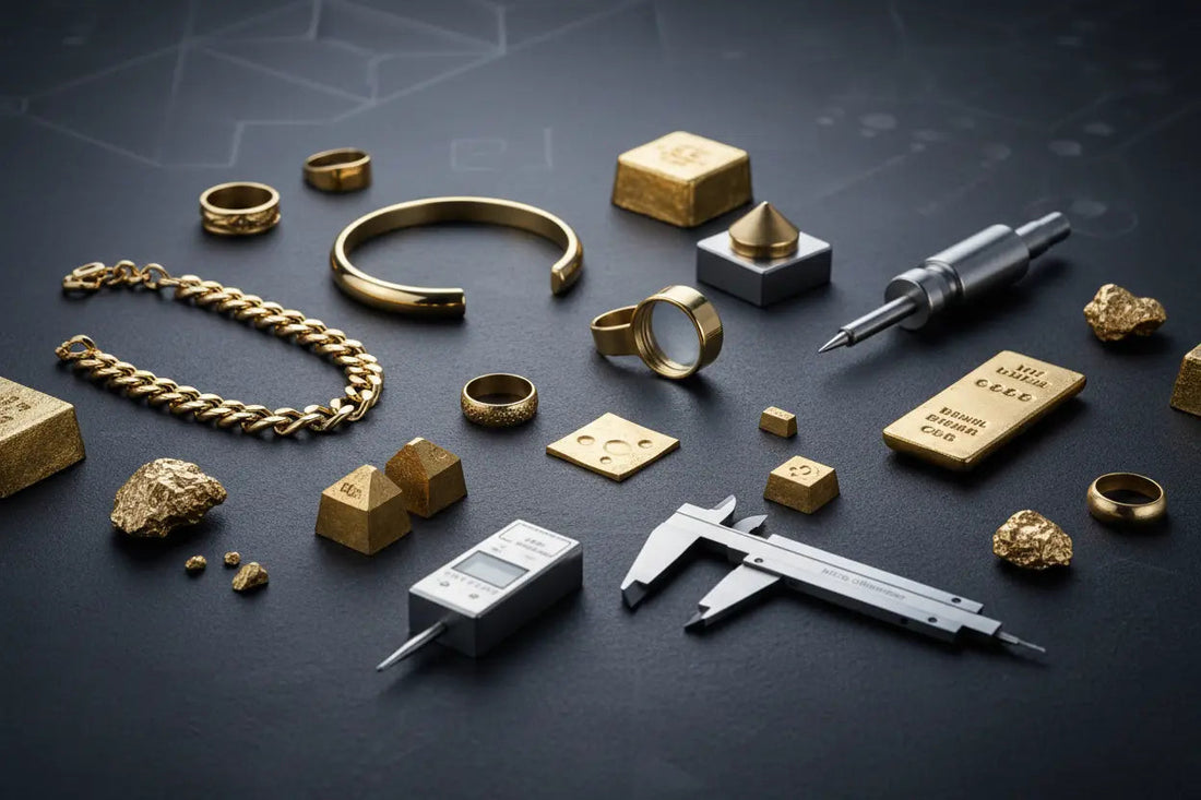 Gold hardness science — Mohs scale limitations and Vickers HV values for 14K, 18K and 24K gold jewelry