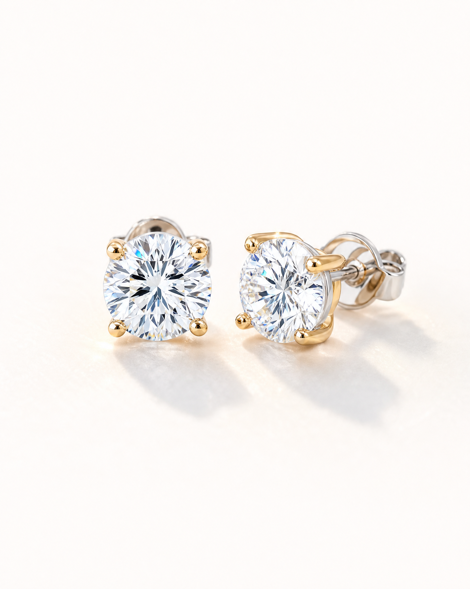 IGI Certified Lab Grown Diamond Stud Earrings