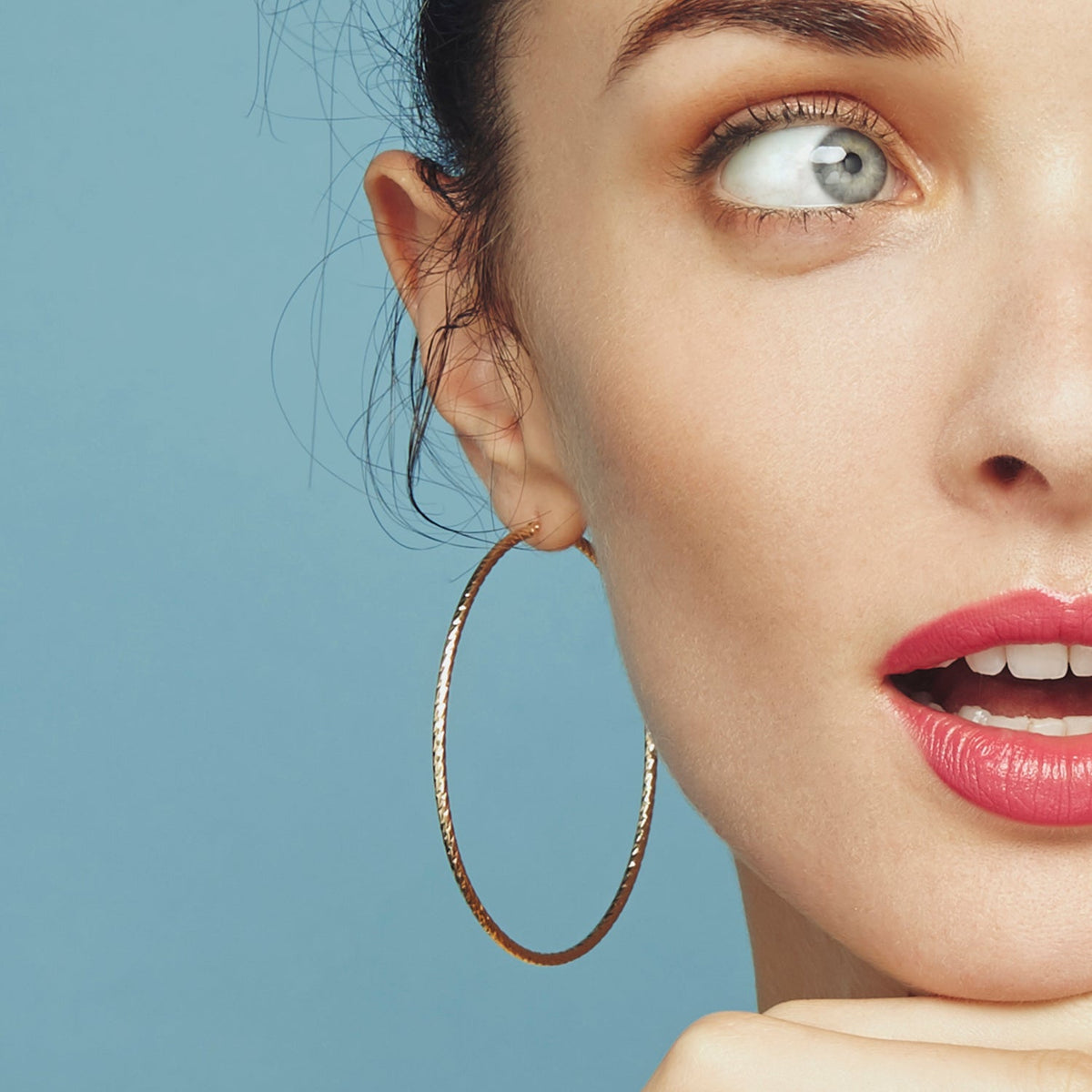 Gold Hoop Earrings DEEVE