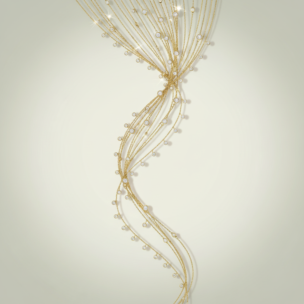 14K yellow gold paperclip chain necklace from Deeve Jewelry Canada