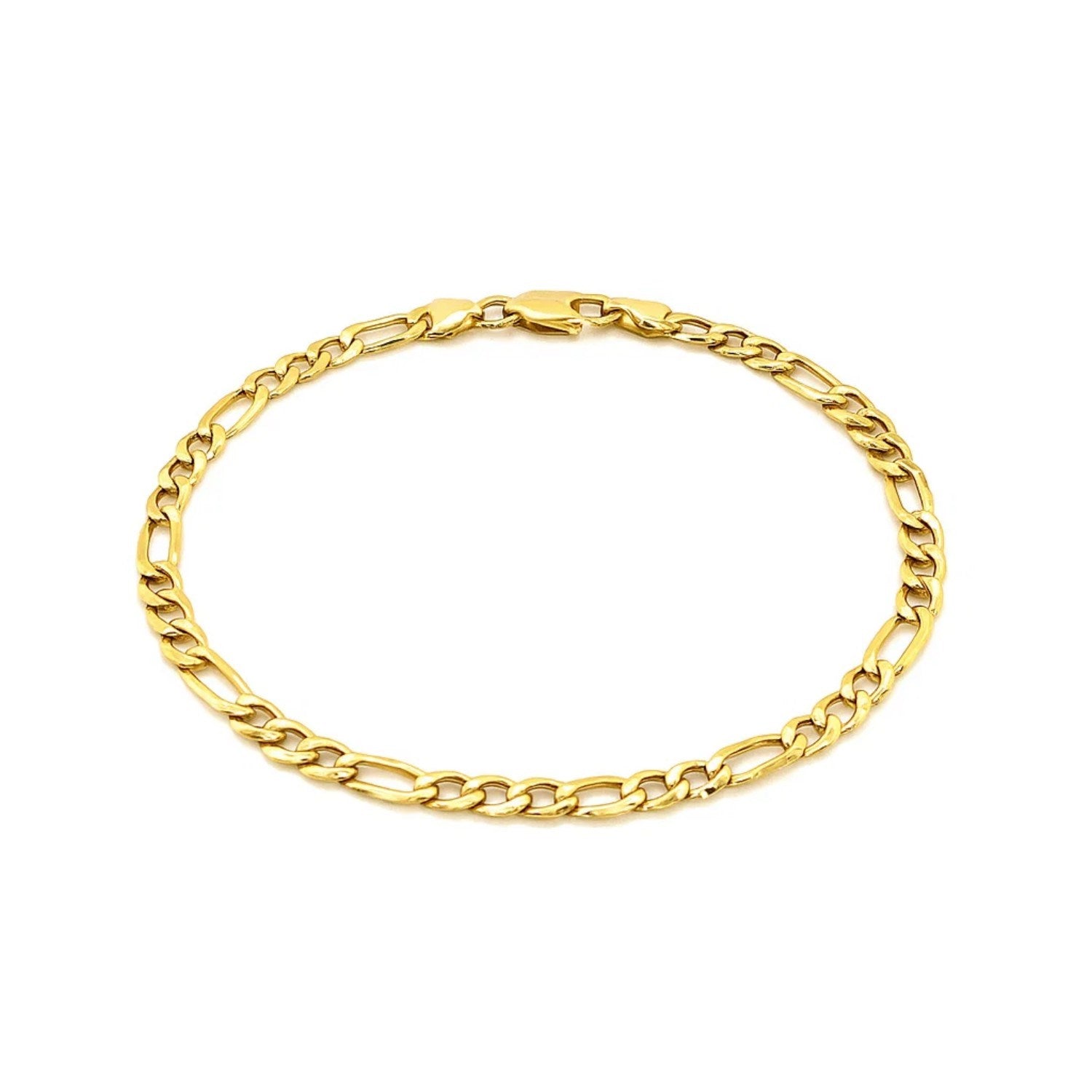 14K Yellow Gold Lite Figaro Bracelet