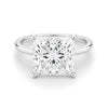 5.ct Princess Cut Lab Grown Diamond Solitaire Ring in 14K White Gold | IGI Certified