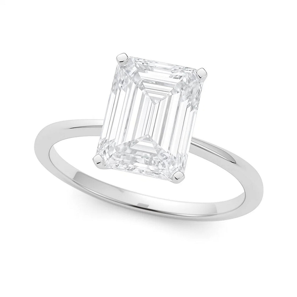 5ct Radiant Lab Grown Diamond Ring | 14K Gold | Canada