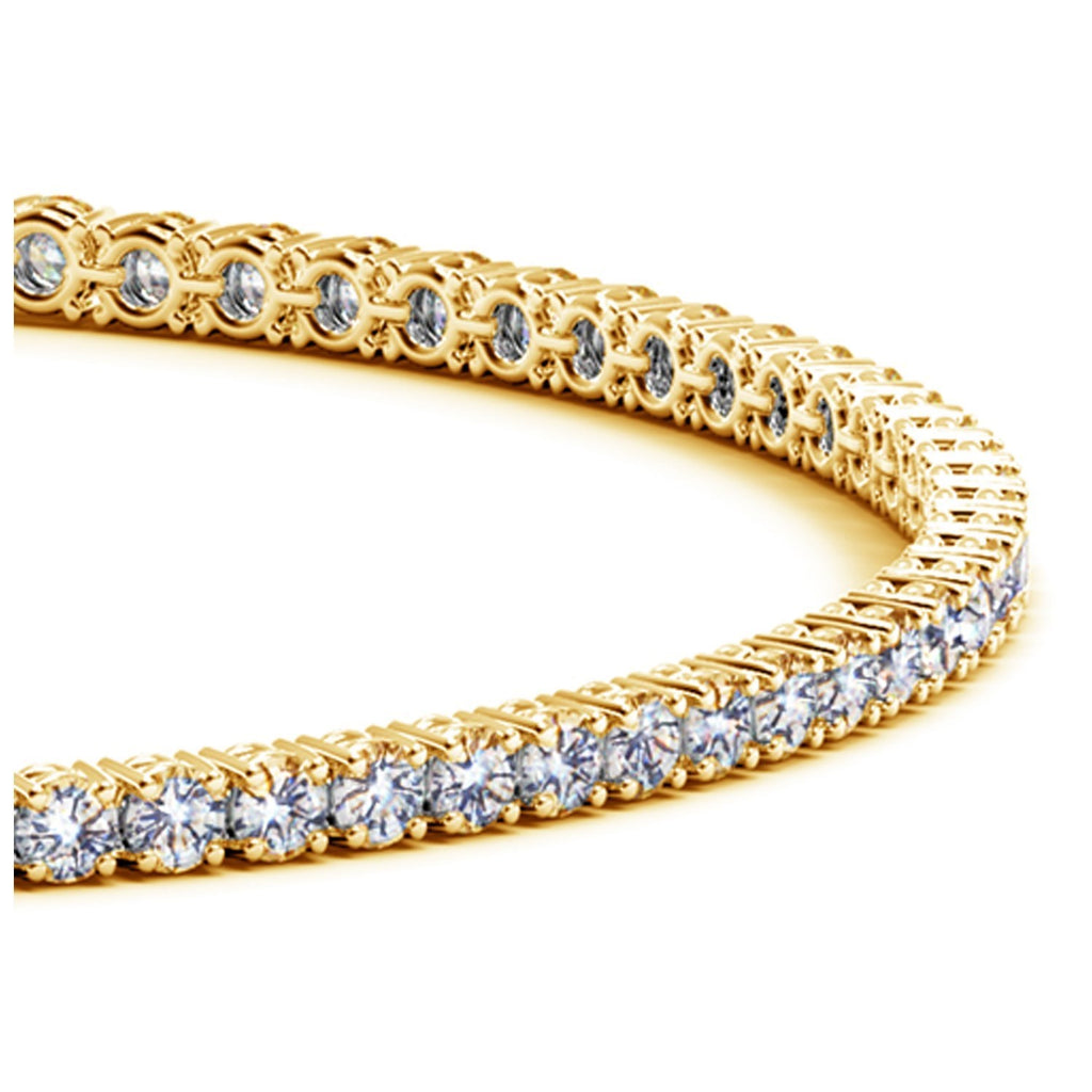 Lab Grown Diamond Tennis Bracelet in 14K Gold