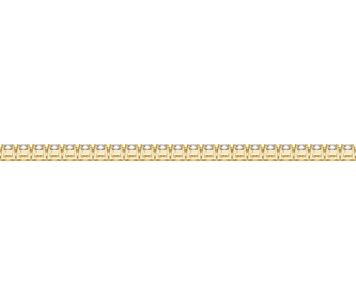Lifestyle view of 2.00 ct lab-grown diamond tennis bracelet in 14K Solid Gold — DEEVE