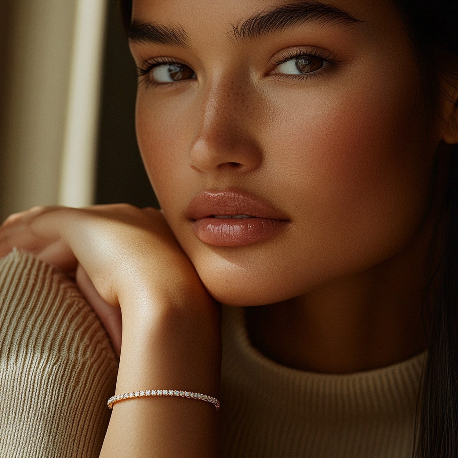 14K Gold Diamond Tennis Bracelet - 2 cctw Lab-Grown