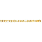 Lite Figaro Chain in 14K Yellow Gold