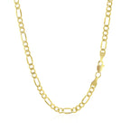 Lite Figaro Chain in 14K Yellow Gold