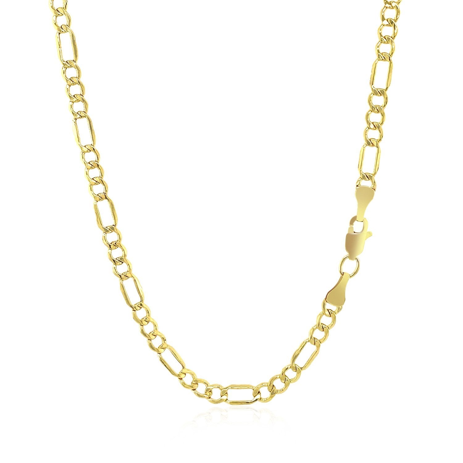 Lite Figaro Chain in 14K Yellow Gold