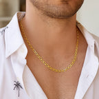 Mariner Link Chain in 14K Yellow Gold