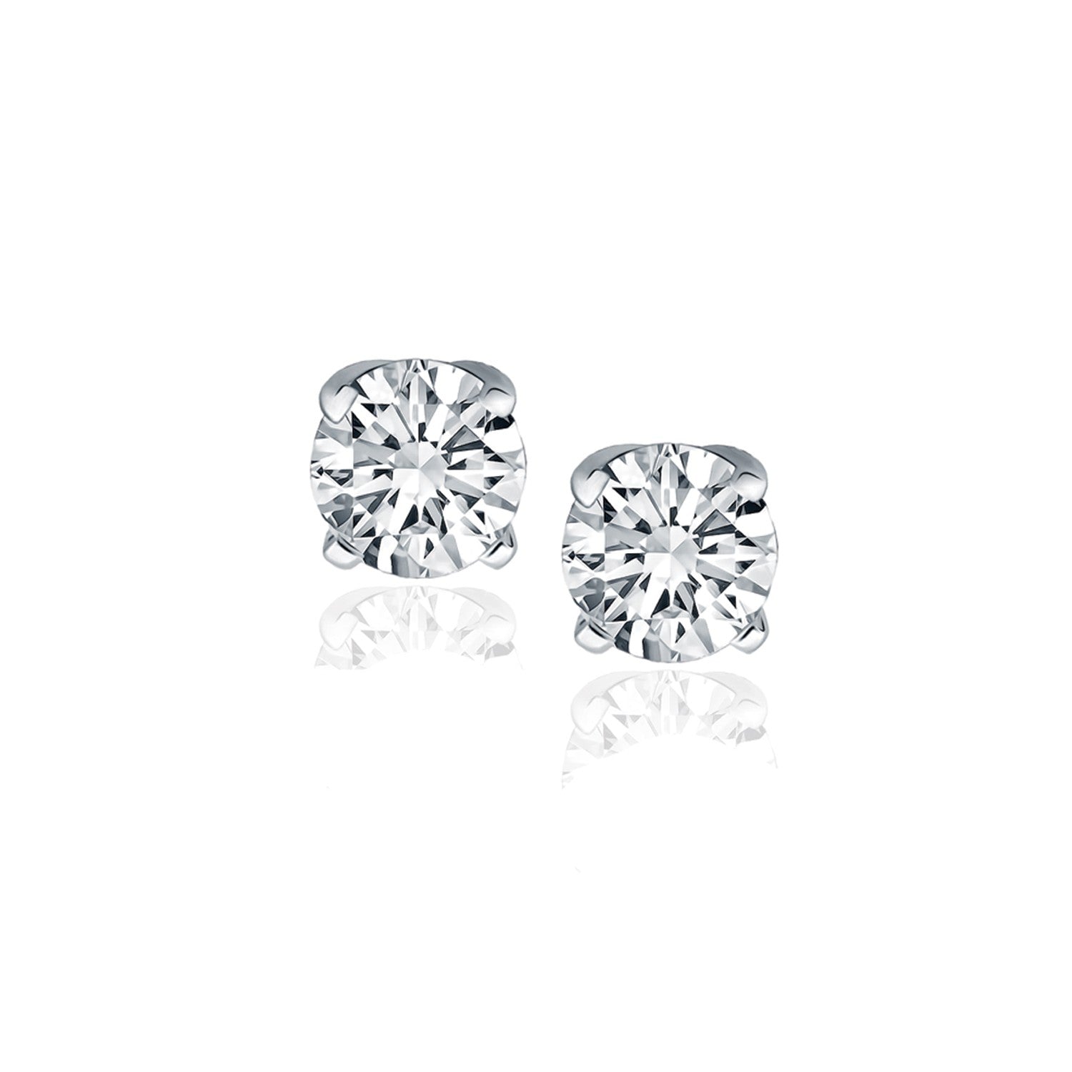 Diamond Stud Earrings | 14K Gold