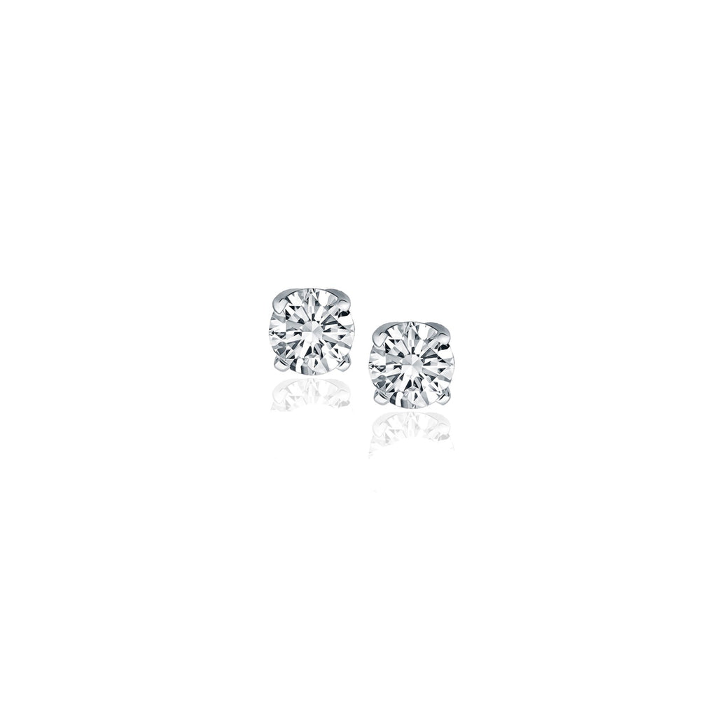 Diamond Stud Earrings | 14K Gold