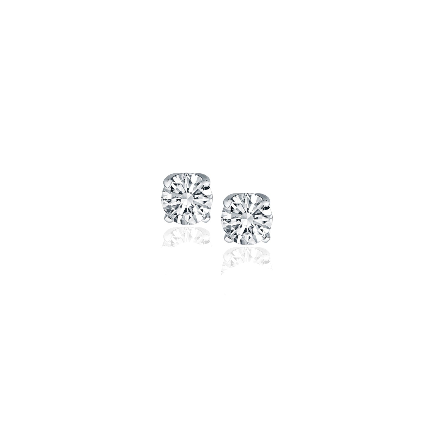 Diamond Stud Earrings | 14K Gold