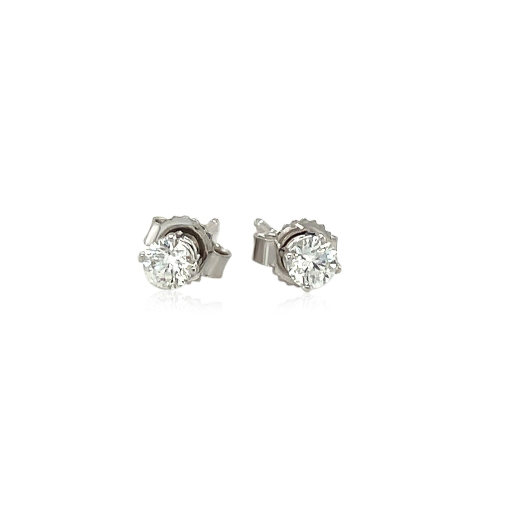 Diamond Stud Earrings | 14K Gold