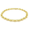 14K Yellow Gold Puffed Mariner Link Bracelet  Chain Bracelets DEEVE