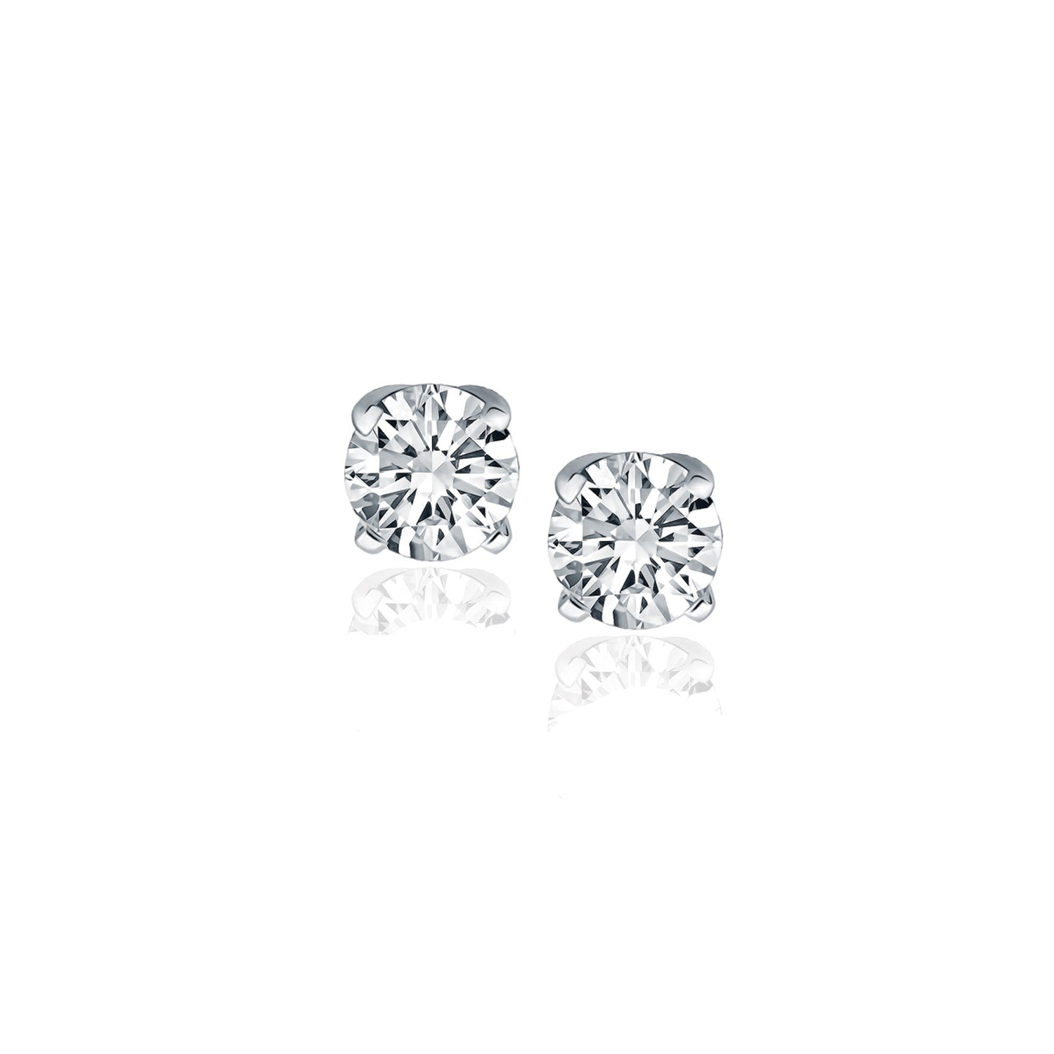 Diamond Stud Earrings | 14K Gold