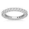 Round Diamond Eternity Ring in 14K White Gold