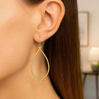 Marquise Earrings | 14K Gold