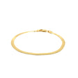 Super Flex Herringbone Chain Bracelet in 14K White or Yellow Gold | 2.80mm