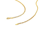 Diamond Cut Cable Link Chain in 18K Yellow Gold
