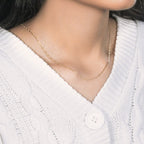 Solid Figaro Chain in 14K Yellow Gold