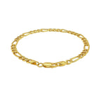 14K Yellow Gold Lite Figaro Bracelet