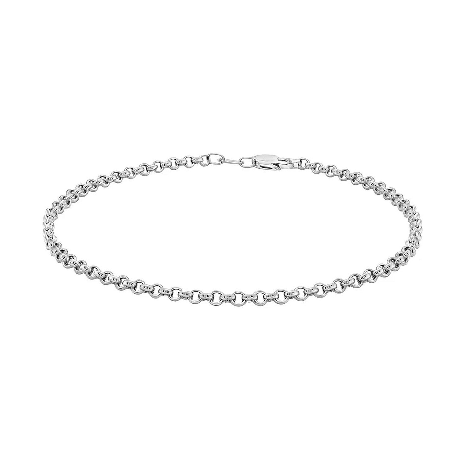 Dainty Rolo Chain Bracelet in 14K Yellow Gold - 2.50mm