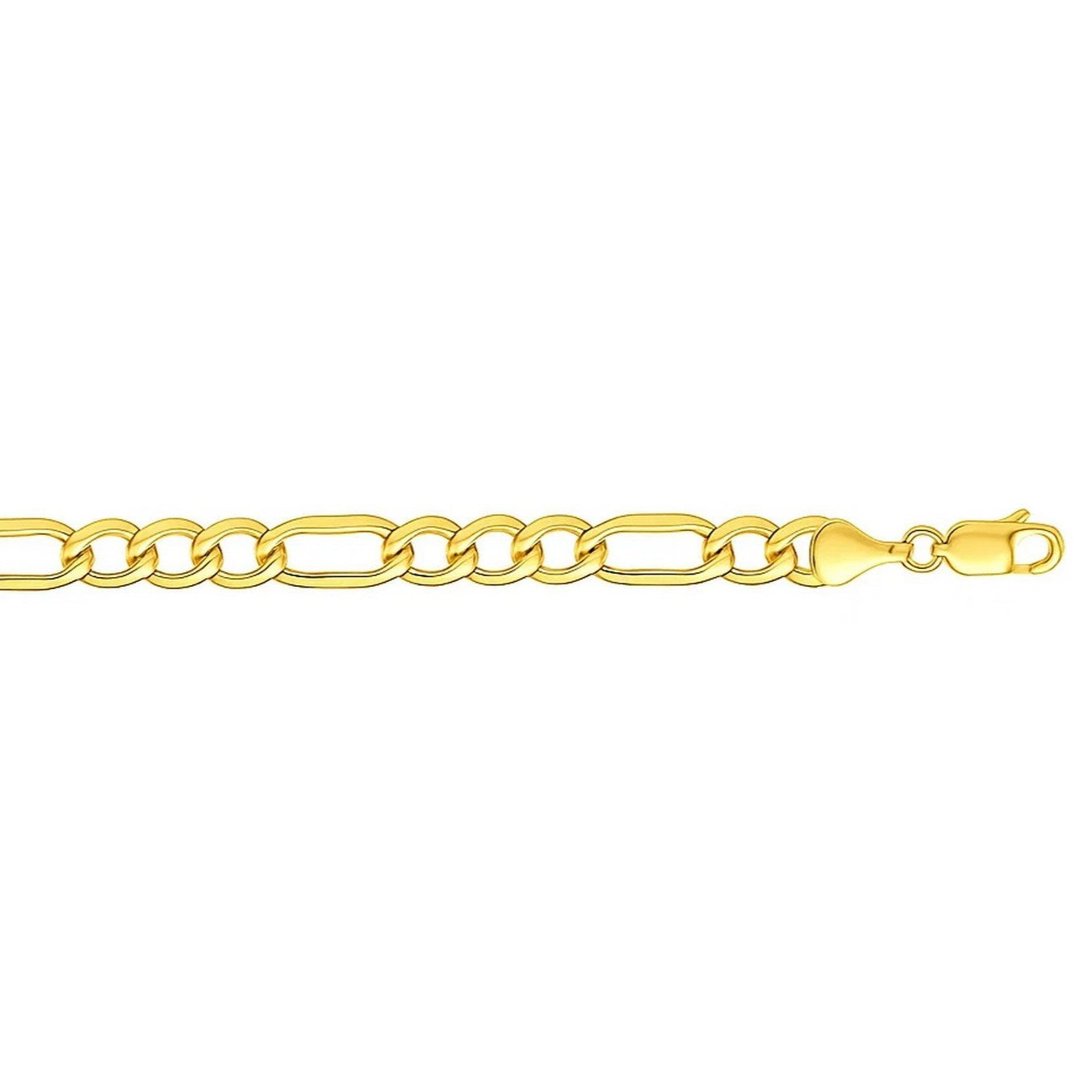 14K Yellow Gold Lite Figaro Bracelet