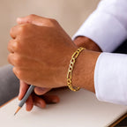 14K Yellow Gold Lite Figaro Bracelet