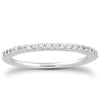 Micro Prong Diamond Wedding Band in 14K White Gold
