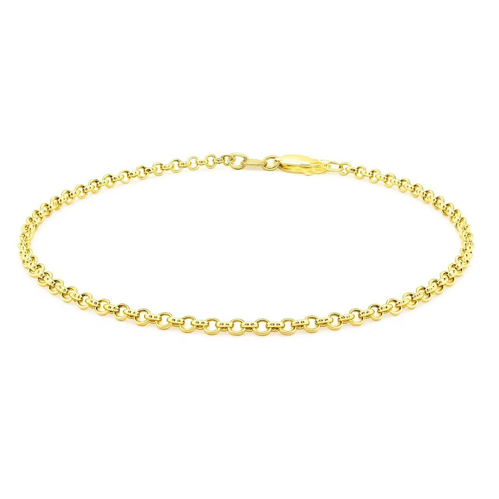 Rolo Bracelet in 14K Yellow Gold