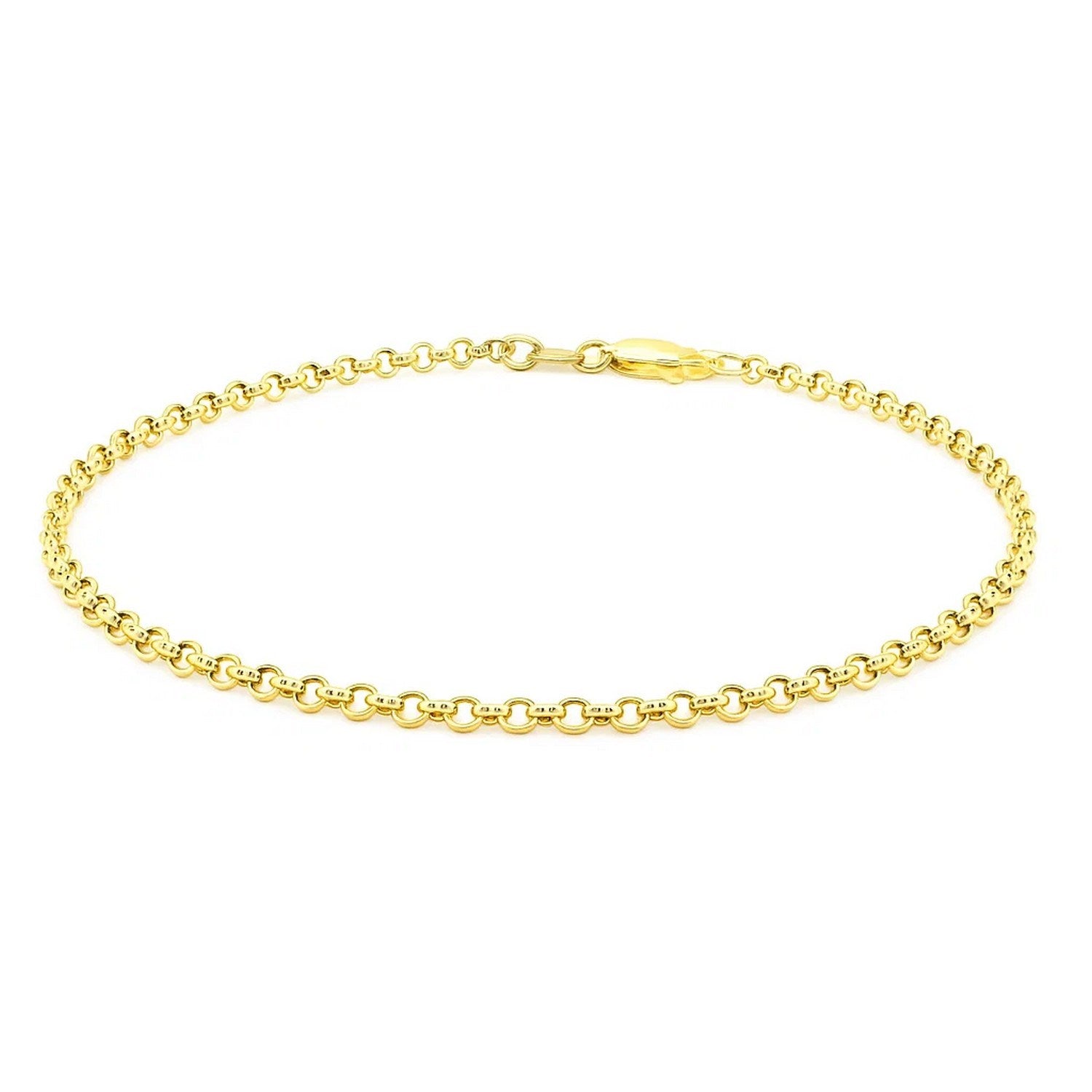 Rolo Bracelet in 14K Yellow Gold