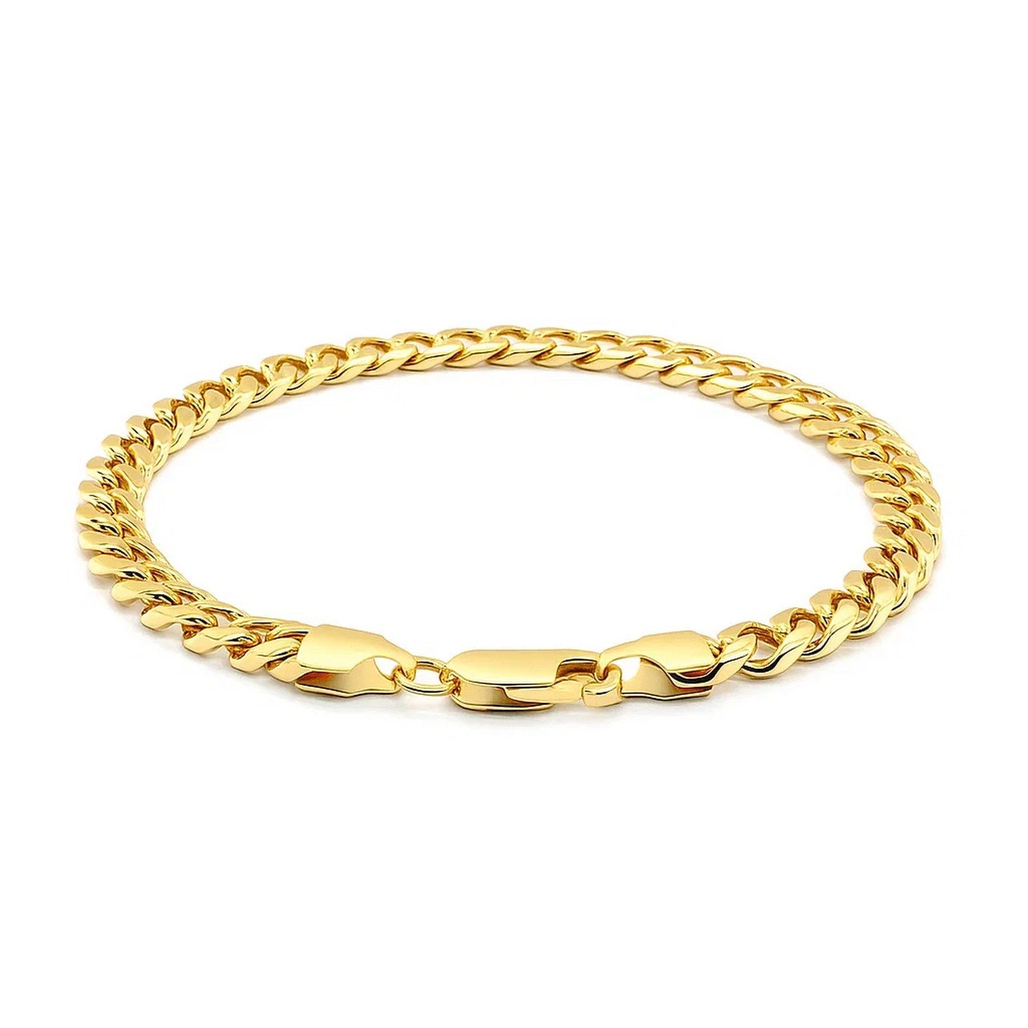 Solid Miami Cuban Bracelet in 14K Yellow Gold | 6.00mm