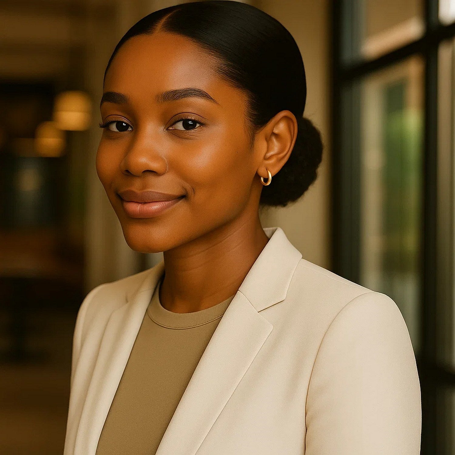 Polished Hoop Earrings | 14K Gold