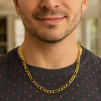 Lite Figaro Chain in 14K Yellow Gold