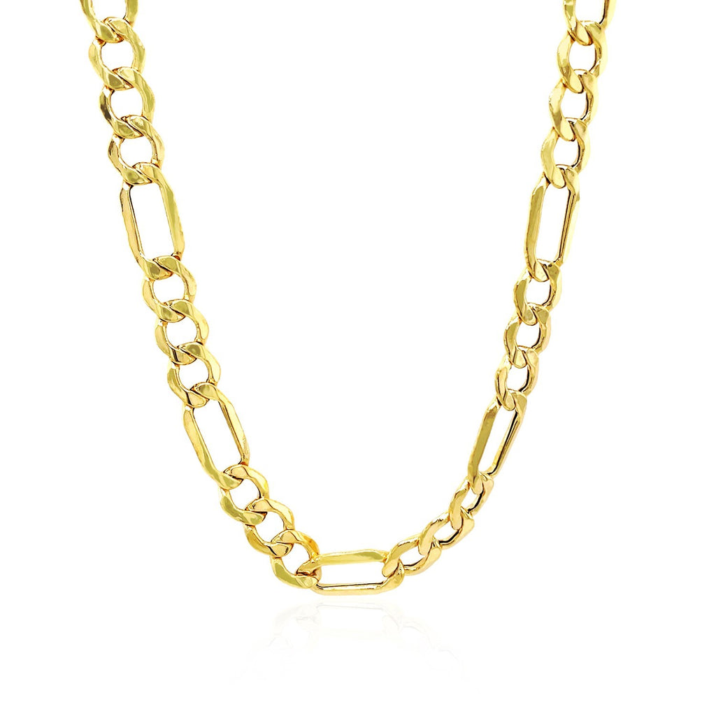 Lite Figaro Chain in 14K Yellow Gold