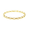 Oval Rolo Chain Bracelet in 14K Yellow Gold - 4.60mm