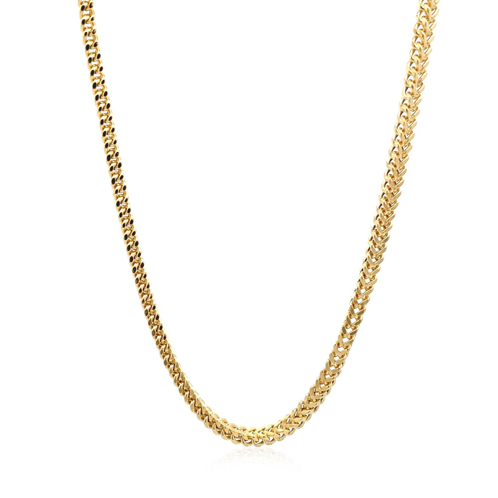 Light Weight Wheat Chain in 14K Yellow Gold