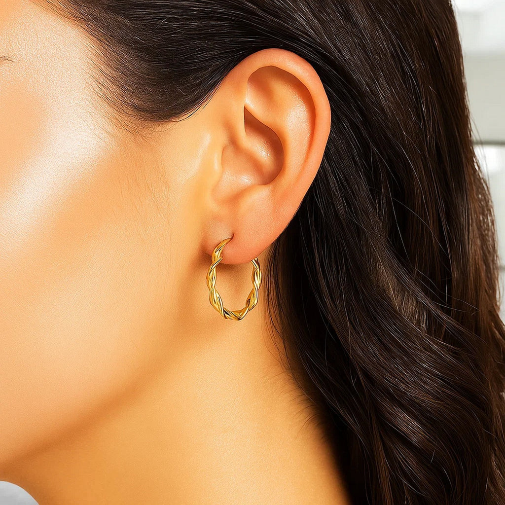 Hoop Earrings | 14K Gold