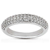 Micro-Pavé Diamond Wedding Band in 14K White Gold | 3.9 mm