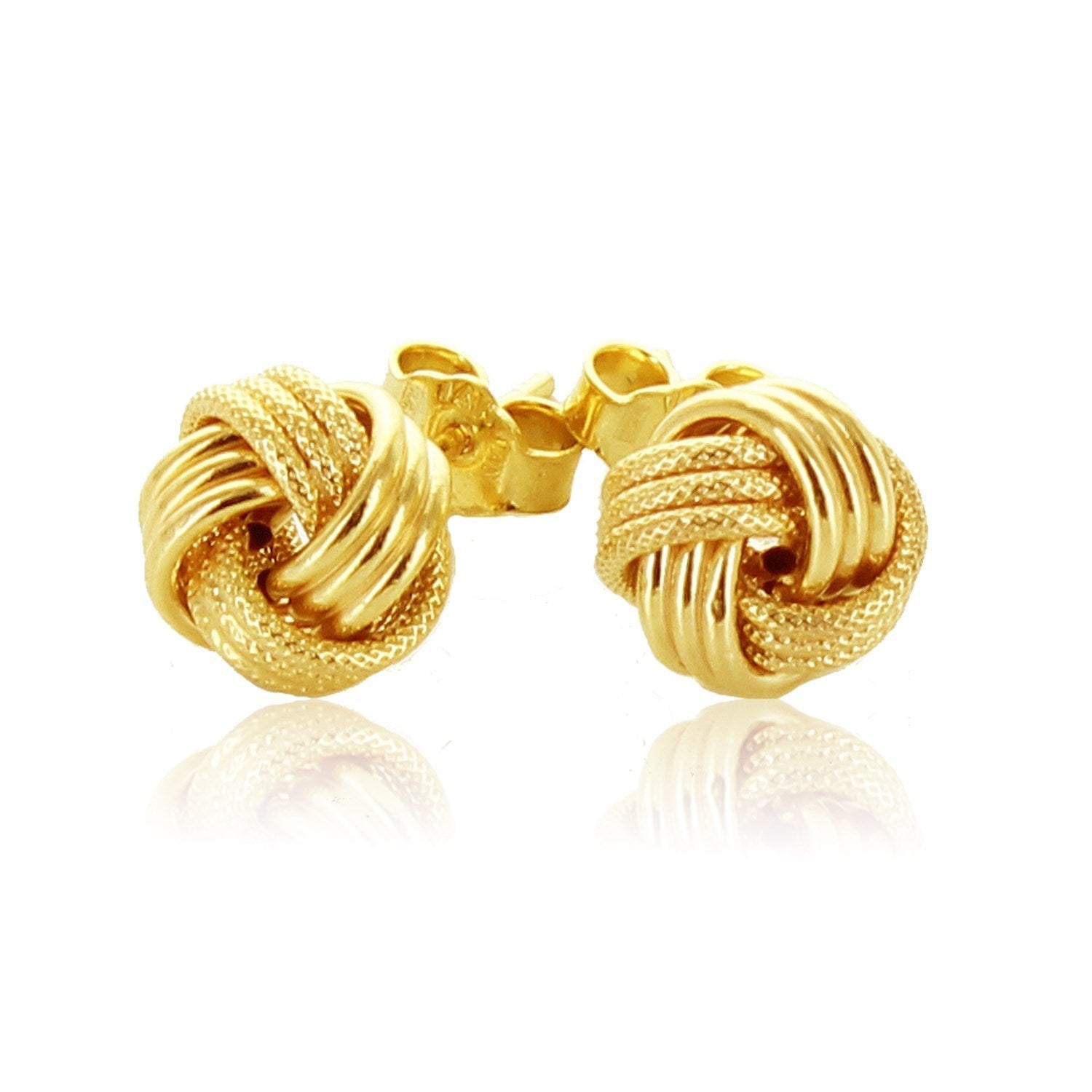 Texture Love Knot Earrings