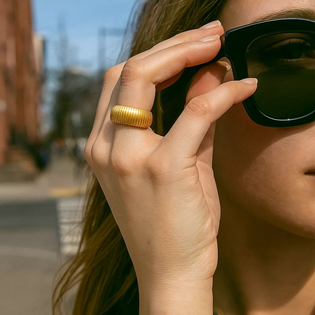 Thick Tubogas Coiled Ring